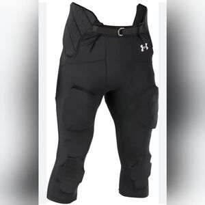 Under Armour Peewee Integrated Football Pad Black Pants Youth Small Used